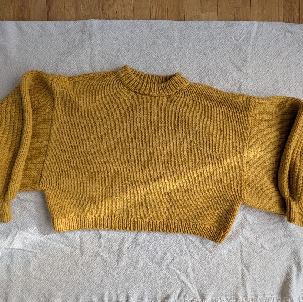 Cozy Mustard Sweater